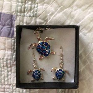 Turtle jewelry set